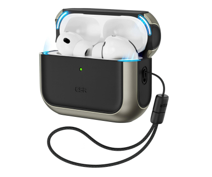 Pozostałe ESR Orbit Halolock Magsafe Do Apple Airpods Pro 3 Titanium 4894240289129